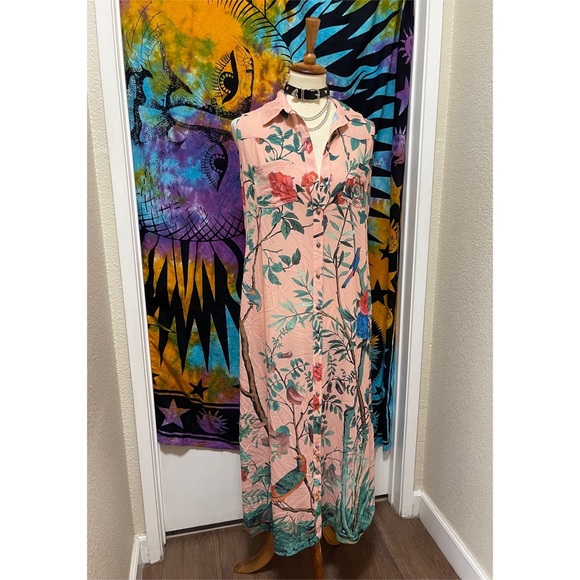 🌈 Flower embroidered beautiful dress - Picture 5 of 12